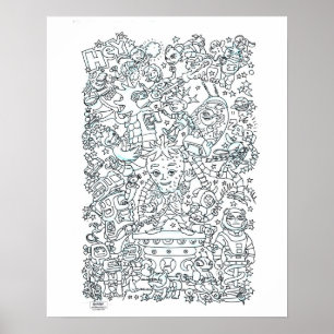 Poster de coloriage