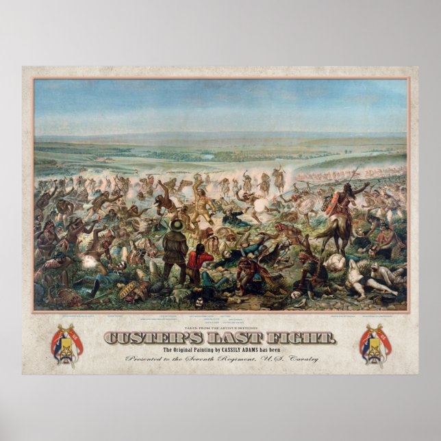 Poster de combat Dernier de Custer (Devant)
