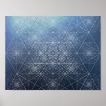 Poster de conception géométrique