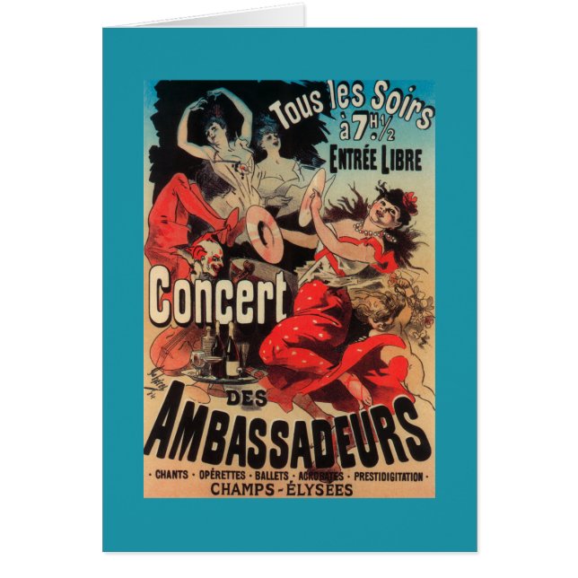Poster de concert sur Avenue de Champs-Elysées (Devant)