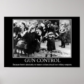 Poster de contrôle des armes à feu
