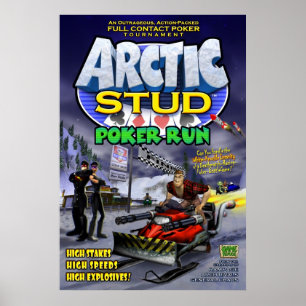 Poster de course de Poker Stud Arctic