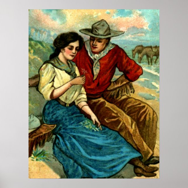 Poster de courtoisie Cowboy (Devant)