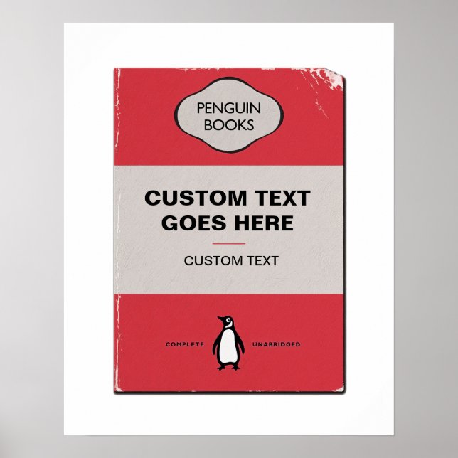 Poster de couverture de livre de pingouin personna (Devant)
