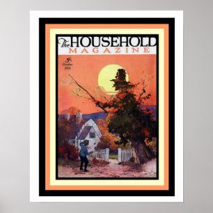 Poster de couverture du magazine Halloween 16 x 20