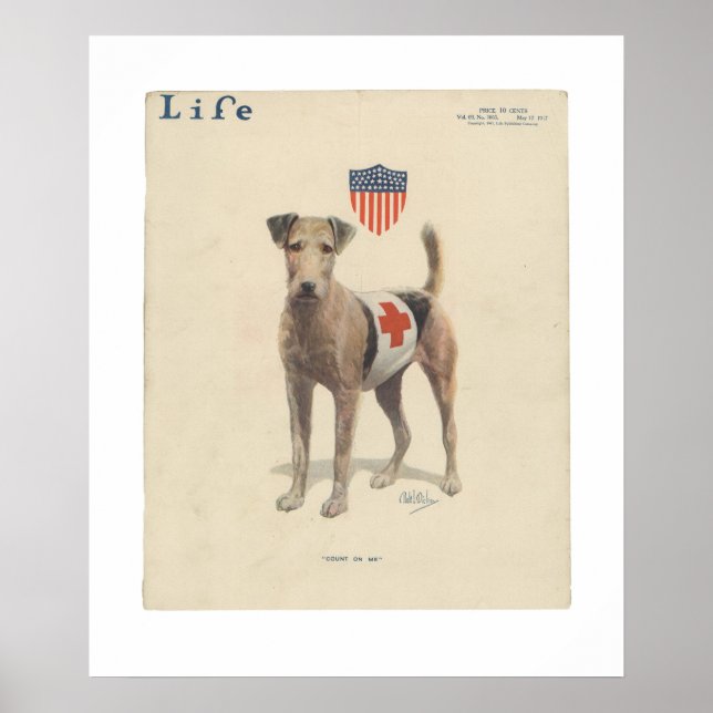 Poster de couverture du magazine vintage Life Mai, (Devant)