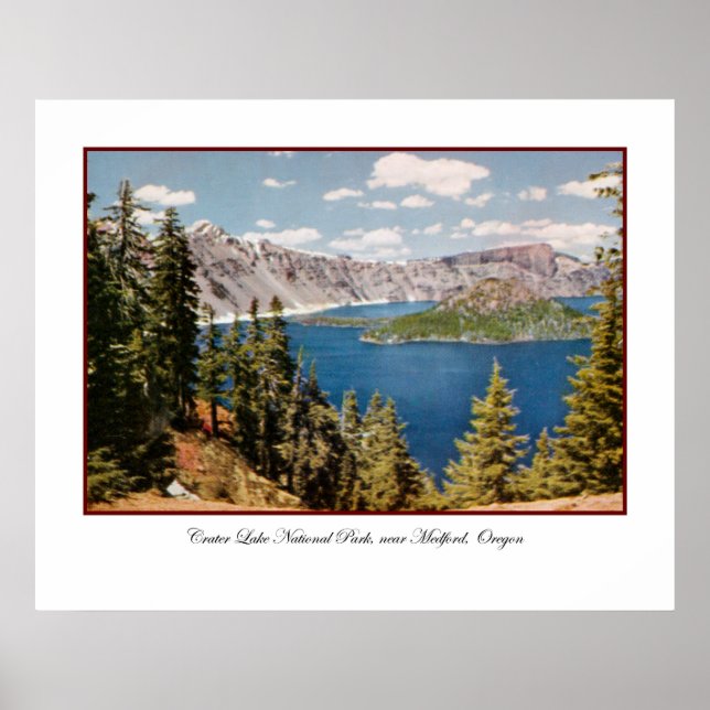 Poster de Crater Lake Oregon (Devant)