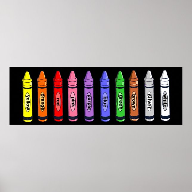 Poster de Crayons (Devant)