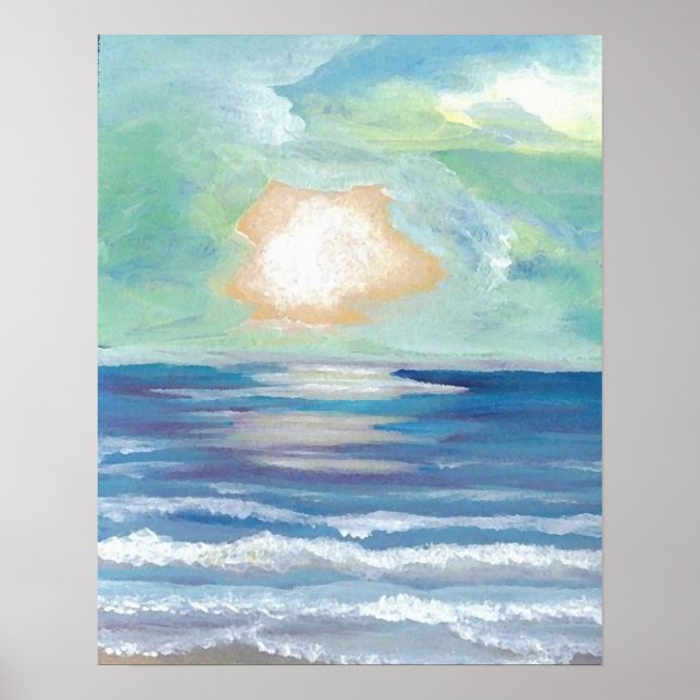 Poster de CricketDiane Ocean - Coucher de soleil s (Devant)