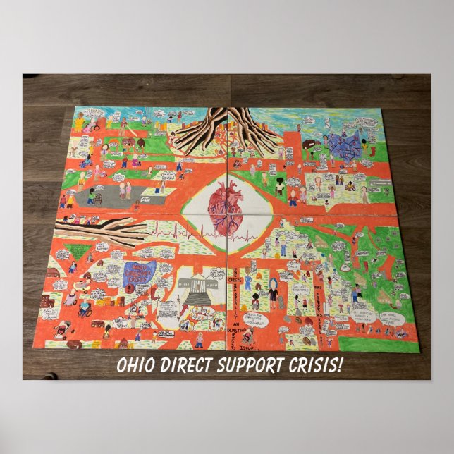 Poster de crise Ohio Direct Support (Devant)