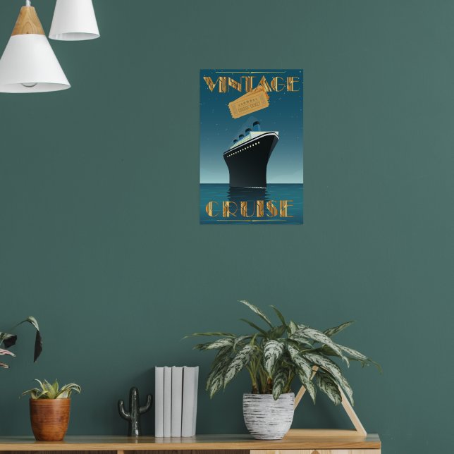Poster de croisière vintage (Salon 1)