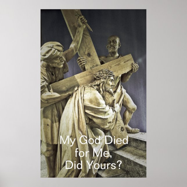 Poster de croix de Jésus-Christ (Devant)