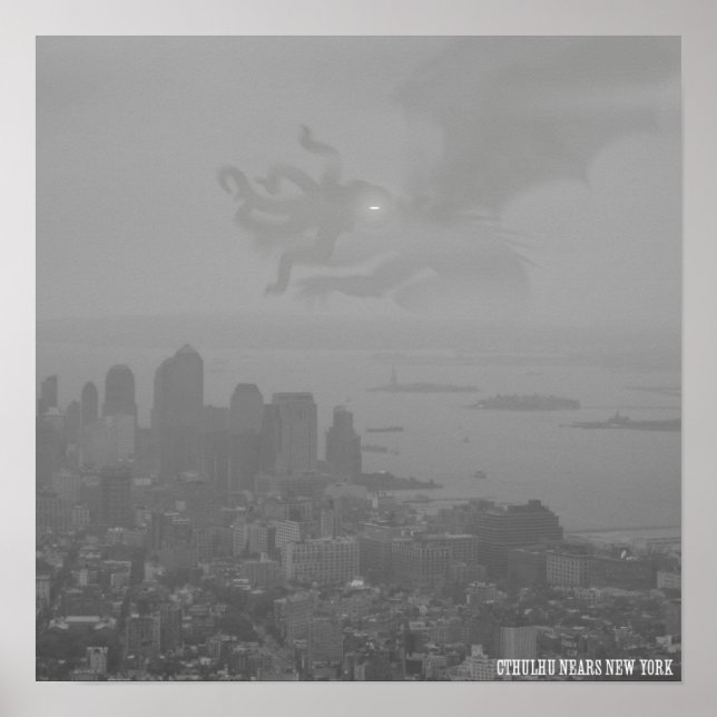 Poster de Cthulhu Nears New York (Devant)