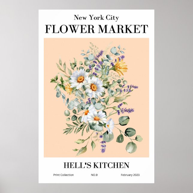 Poster de cuisine de l'enfer du marché aux fleurs  (Devant)