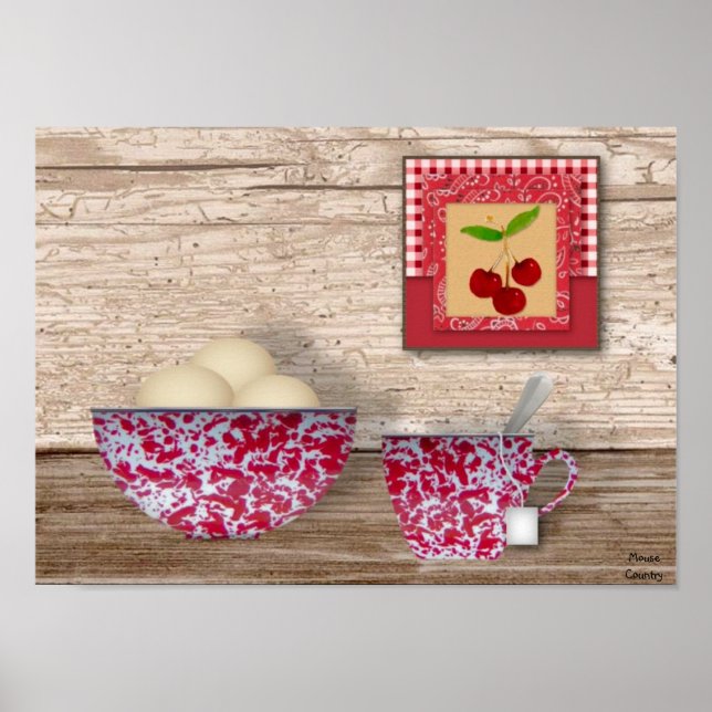 Poster de cuisine du pays (Devant)