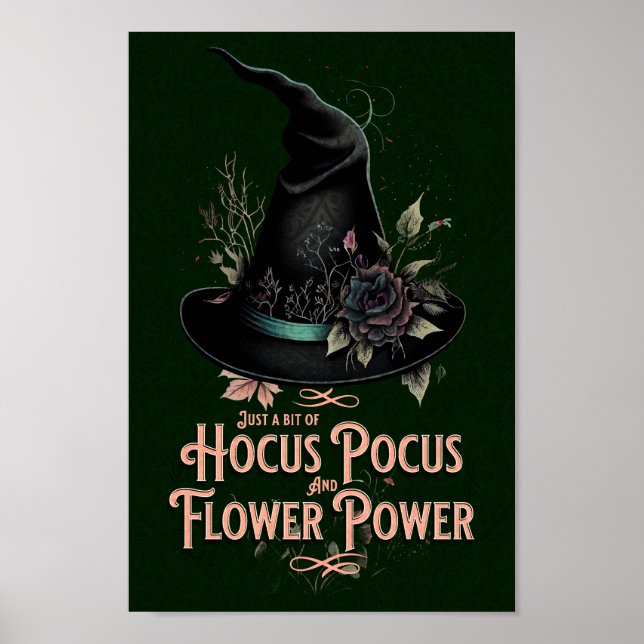 Poster de cuisine Hocus Pocus et Flower Power (Devant)