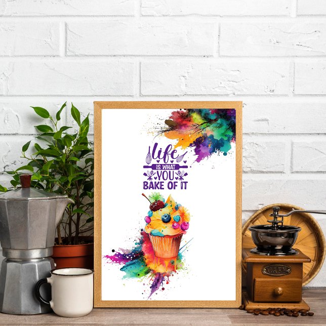 Poster de cuisine. OEuvre murale. Cadeau ménager (Créateur téléchargé)