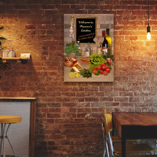 Poster de cuisine personnalisable