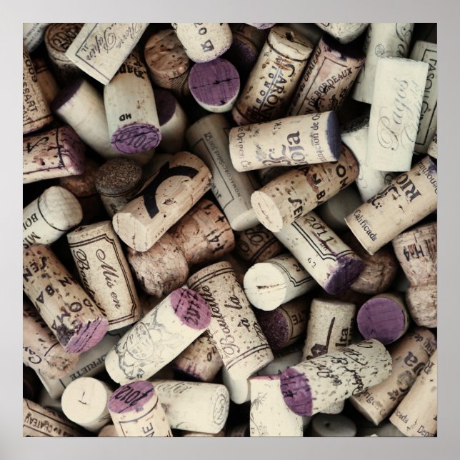 Poster de cuisine Wine Corks (Devant)