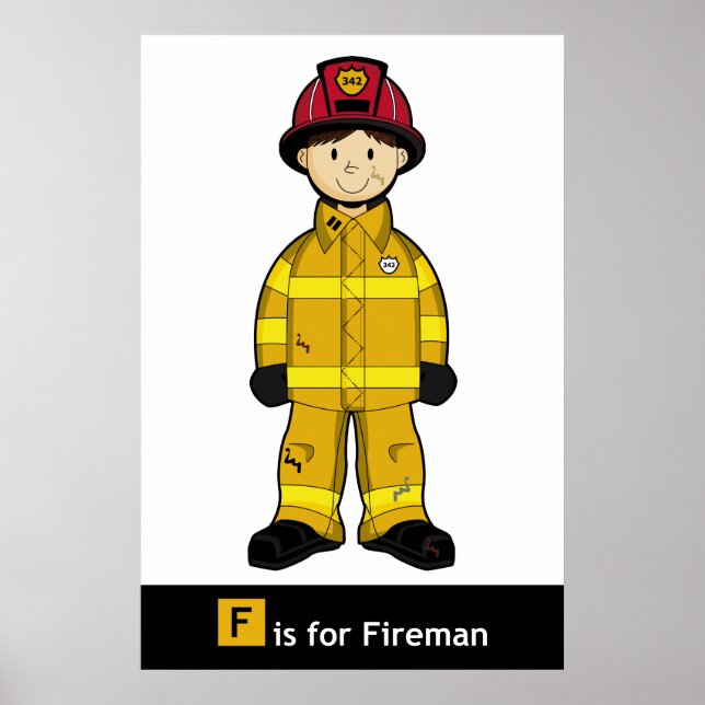 Poster de Cute Fireman (Devant)