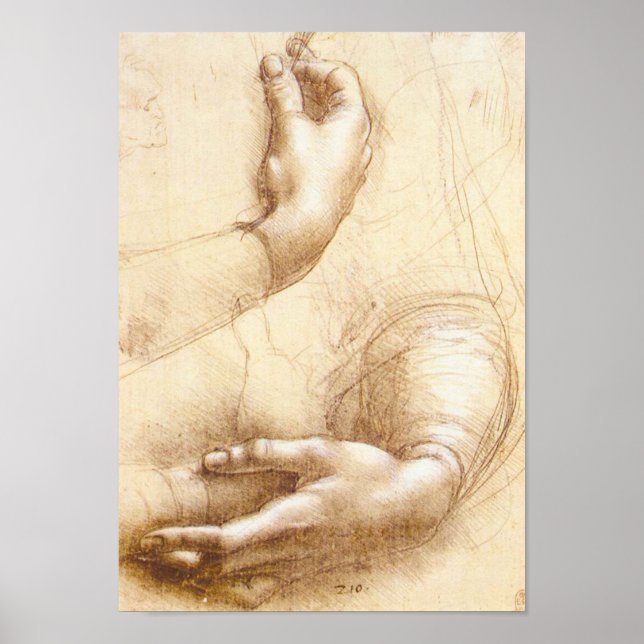 Poster de Da Vinci Hands (Devant)