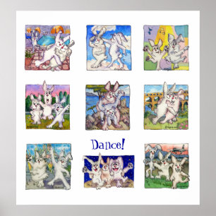 Poster de danse C'mon Let's Dance Print