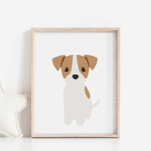 Poster de décoration de salle Jack Russel Puppy