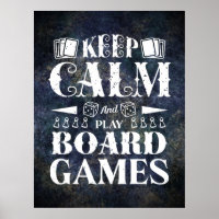 Poster de décoration murale de Grunge Board Games