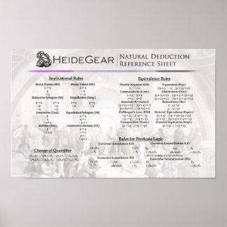 Poster de déduction