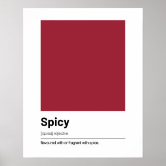 Poster de définition d'amour - Art moderne rouge