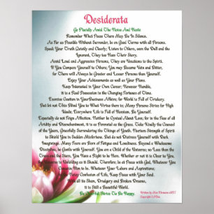 Poster de DESIDERATA Max Ehrmann-Lotus Lilly Pad