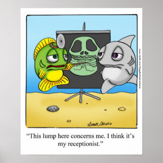 Poster de dessin drôle "Foggy Bottom"