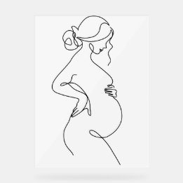 Poster de dessin minimaliste Abstrait