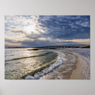 Poster de Destin Florida Soir Vagues