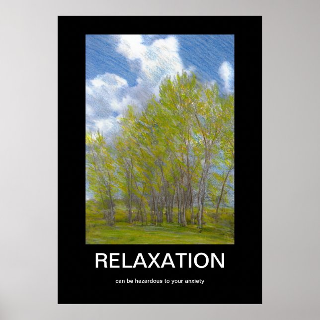 Poster de détente démotivationnel (Devant)