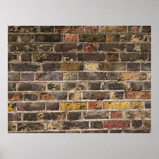 Poster de deux briques jaunes (Devant)