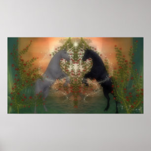 Poster de deux coeurs