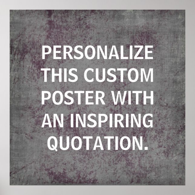 Poster de devis personnalisé, personnalisé (Devant)