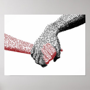 poster de devis typographique