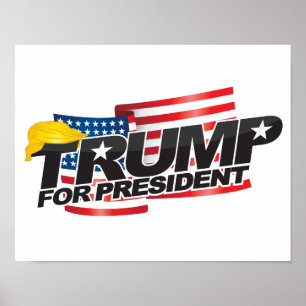 Poster de Donald Trump pour le président (avec che