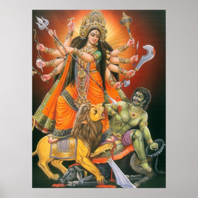 Poster de Durga Mahisasuramardini (Devant)