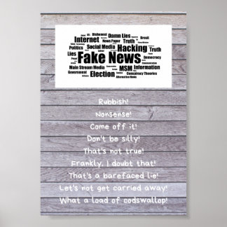 Poster de Faux News - La Vérité est là.
