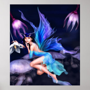 Poster de fée aux champignons de 14.95