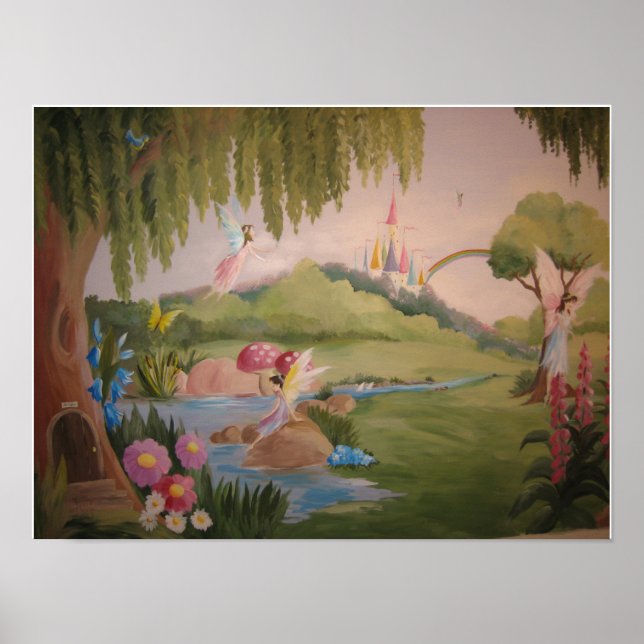poster de fée pour petites filles (Devant)