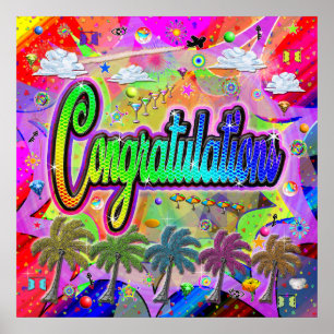 Poster de félicitations ~ Express Vista