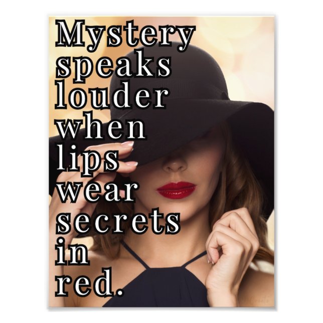 Poster de femme avec citation (Devant)