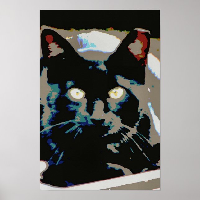 Poster de ferraille noire (Devant)