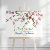 Poster de Fête des mariées en fleurs de cerisier r