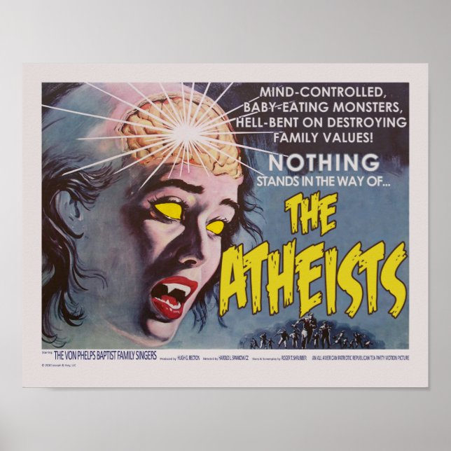 Poster de film anesthésié par les athées (Portfoli (Devant)
