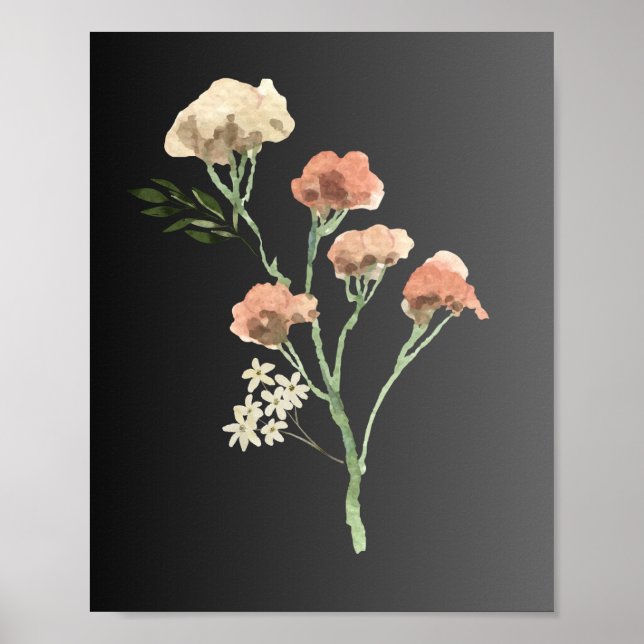 poster de fleurs (Devant)